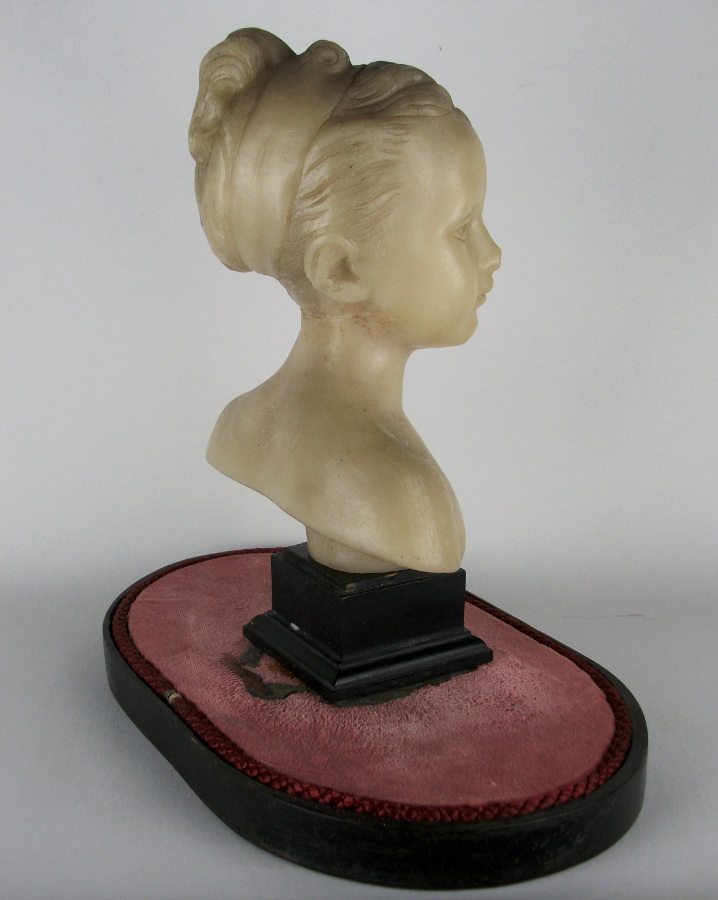 Wax sculpture of Louise Brongniart Under a Glass Dome (4).JPG